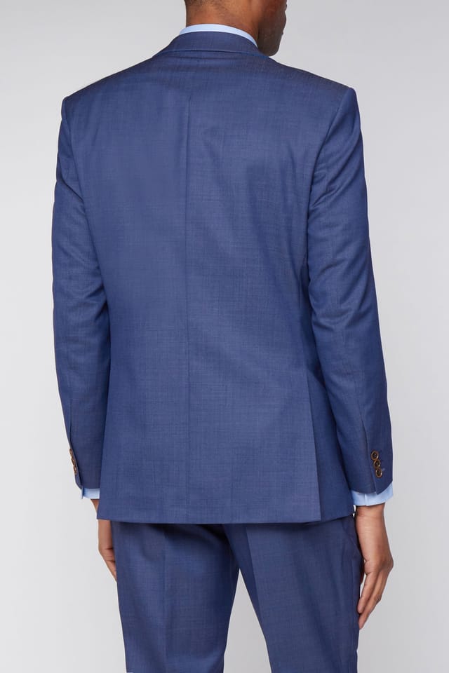 Scott Scott Men's Regular Suit Jacket in Navy - 3