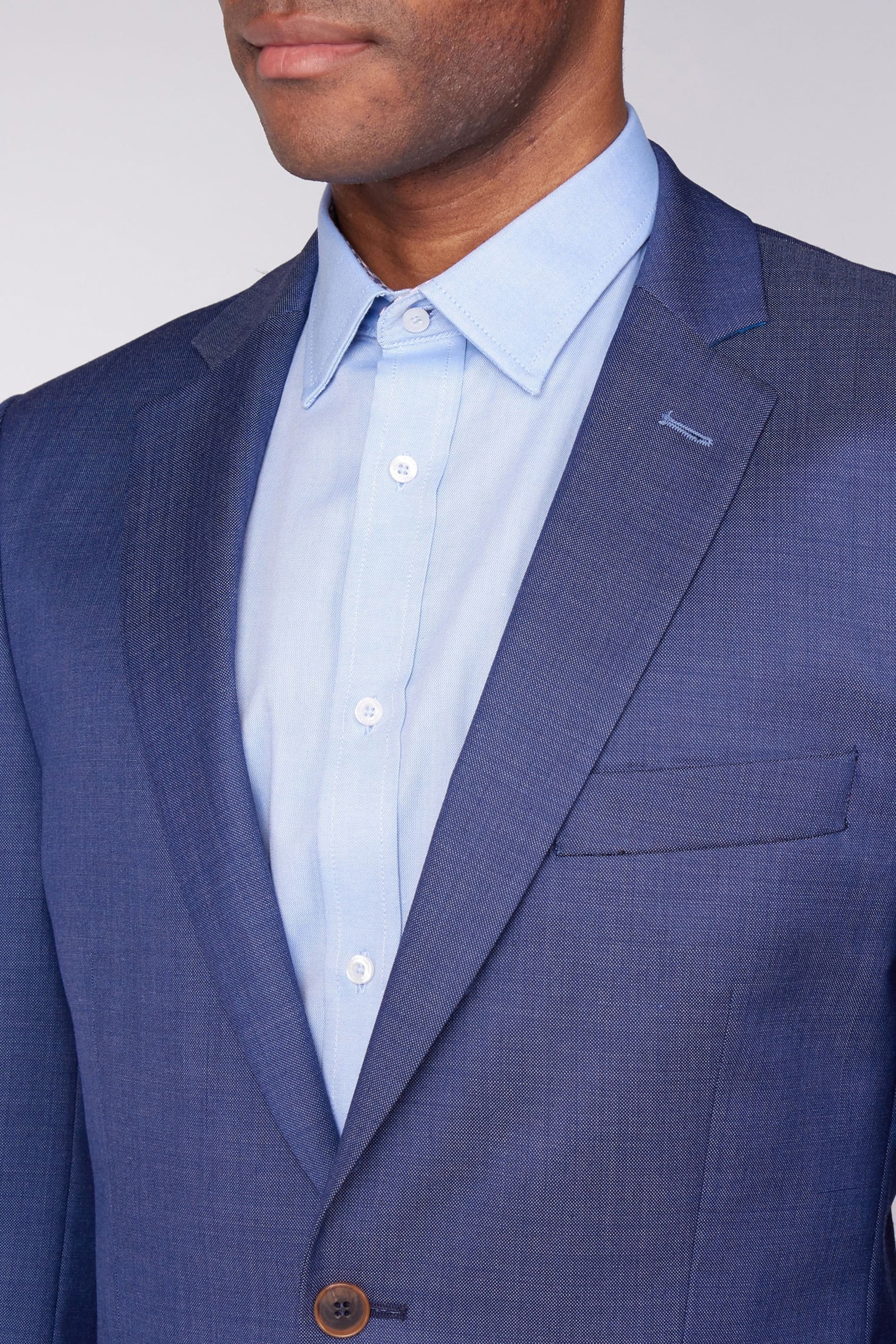 Scott Scott Men's Regular Suit Jacket in Navy - 4