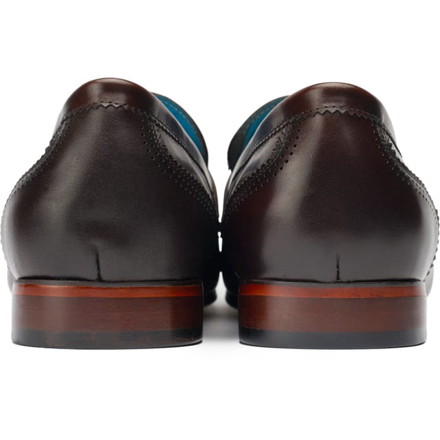 Simon Carter SIMON CARTER Men's Pike Loafer Shoes in Brown - 3