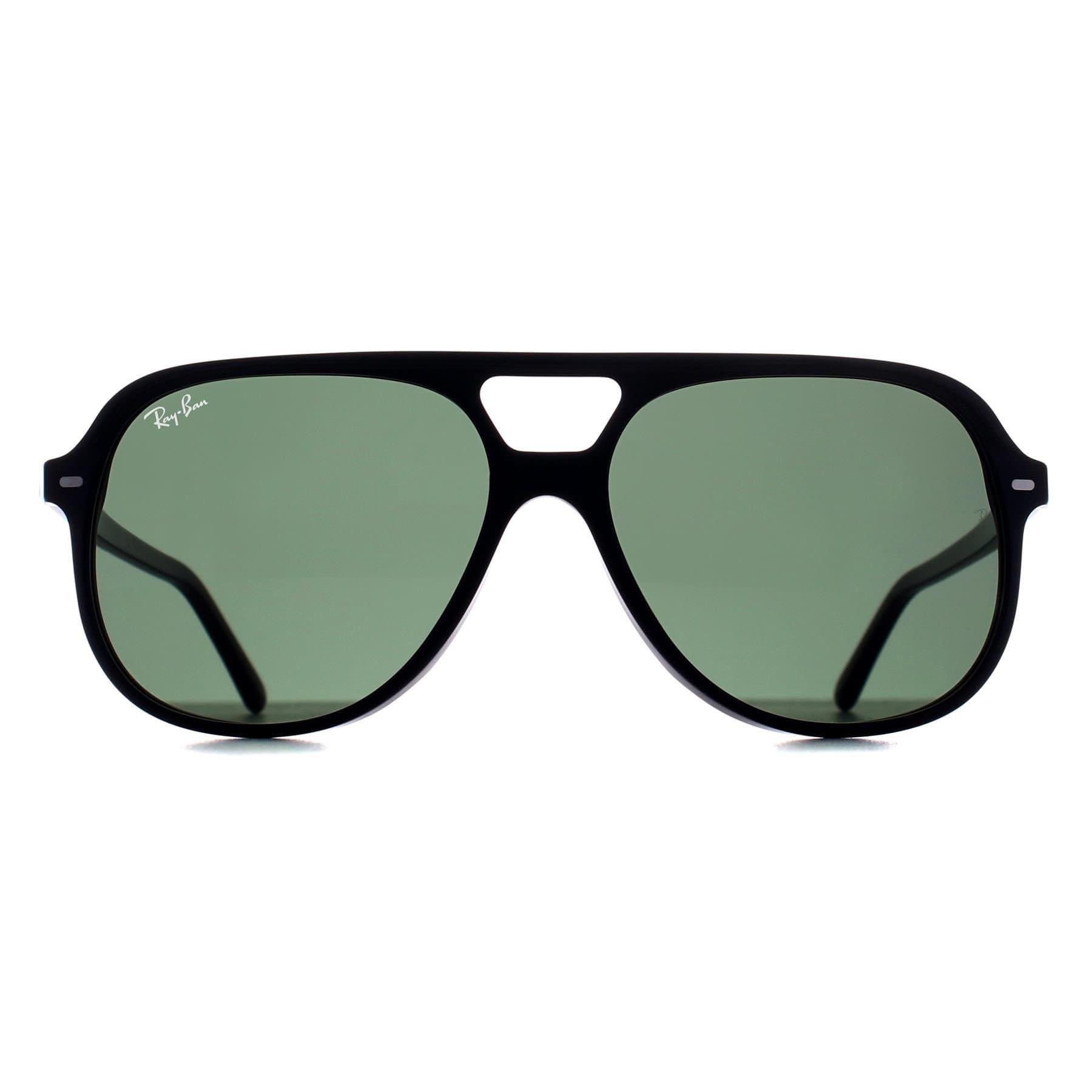 Ray-Ban Ray-Ban Men's Square Black G-15 Green RB2198 Bill