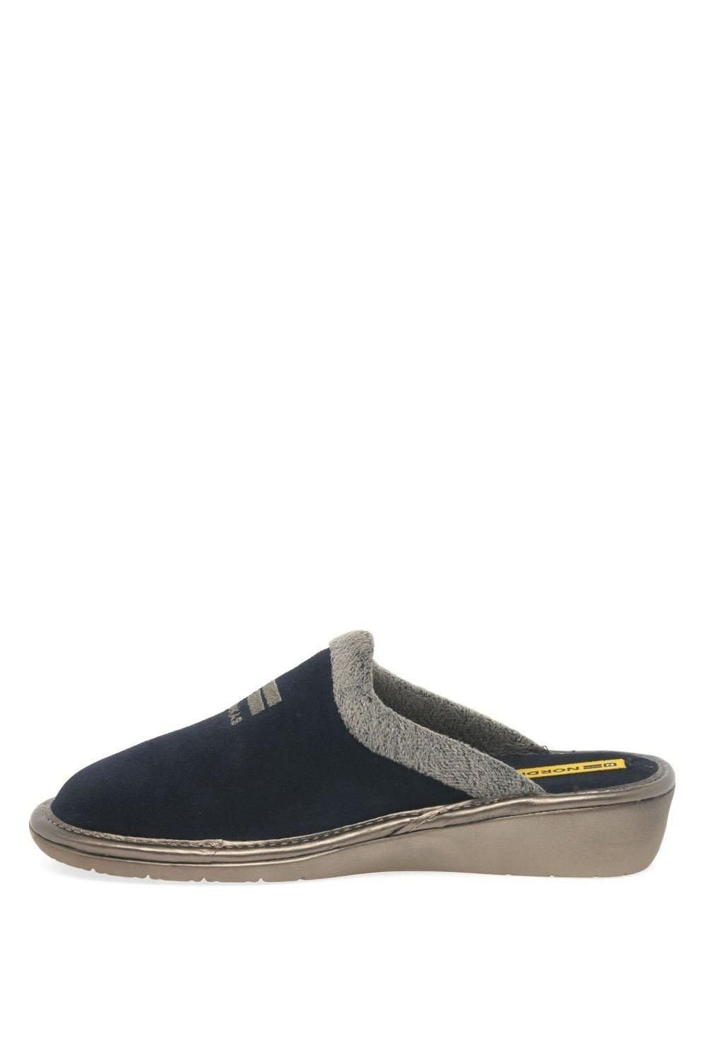 Nordikas Nordikas Women's 'Natala III' Suede Mule Slippers in Navy - 2