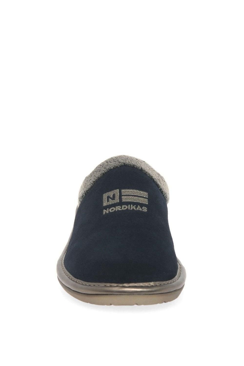 Nordikas Nordikas Women's 'Natala III' Suede Mule Slippers in Navy - 3