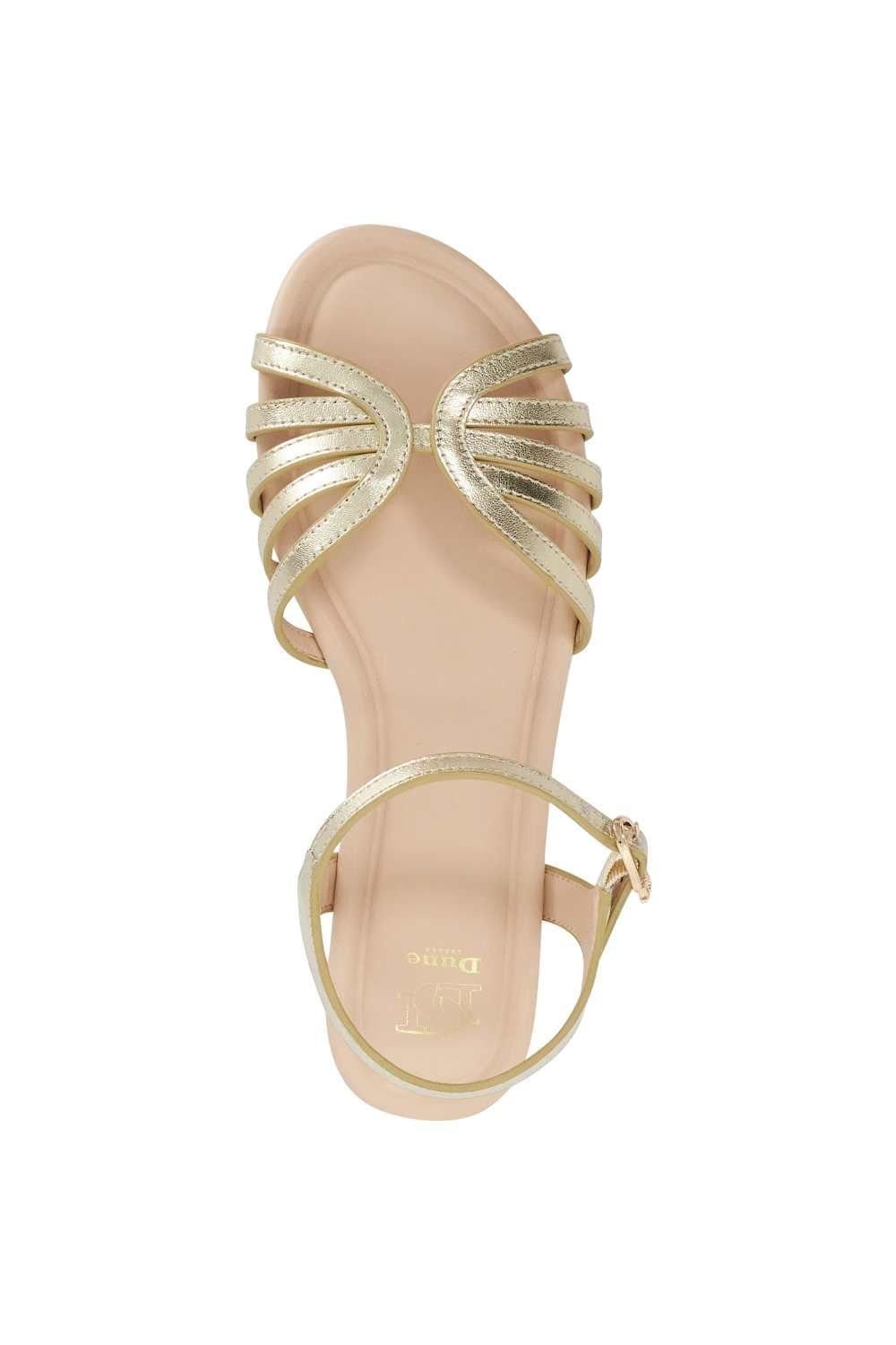 Dune London Dune London Women's 'Lilou' Leather Sandals in Metallics - 4