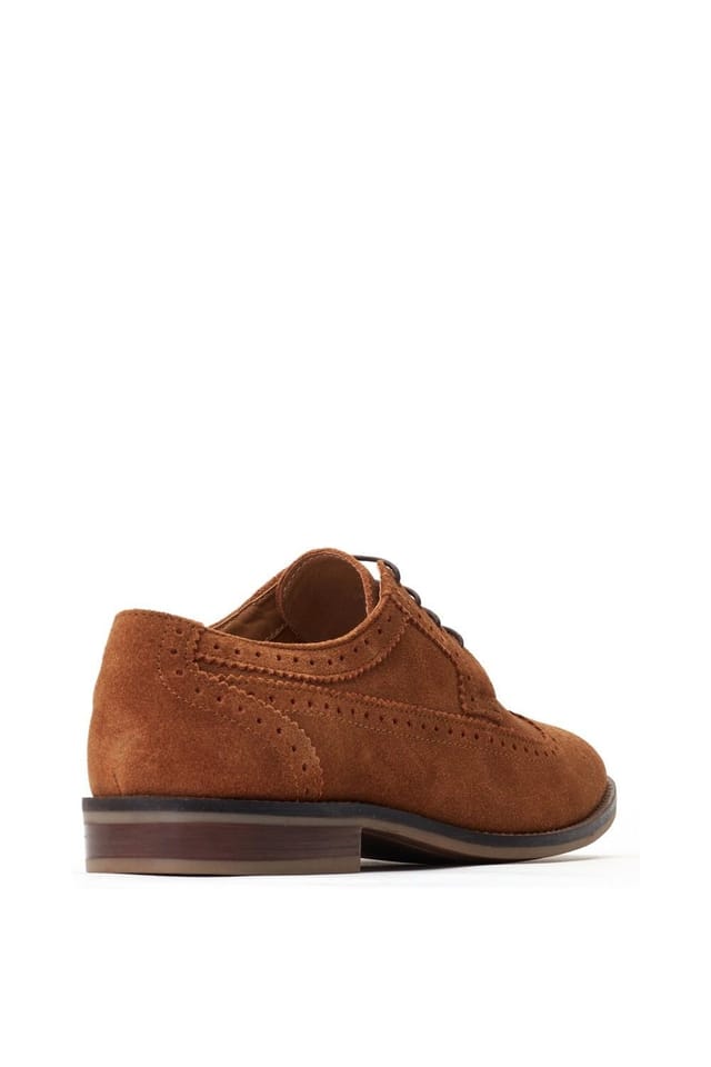 Base London Base London Men's Twain Brogue Shoe in Light Brown - 2