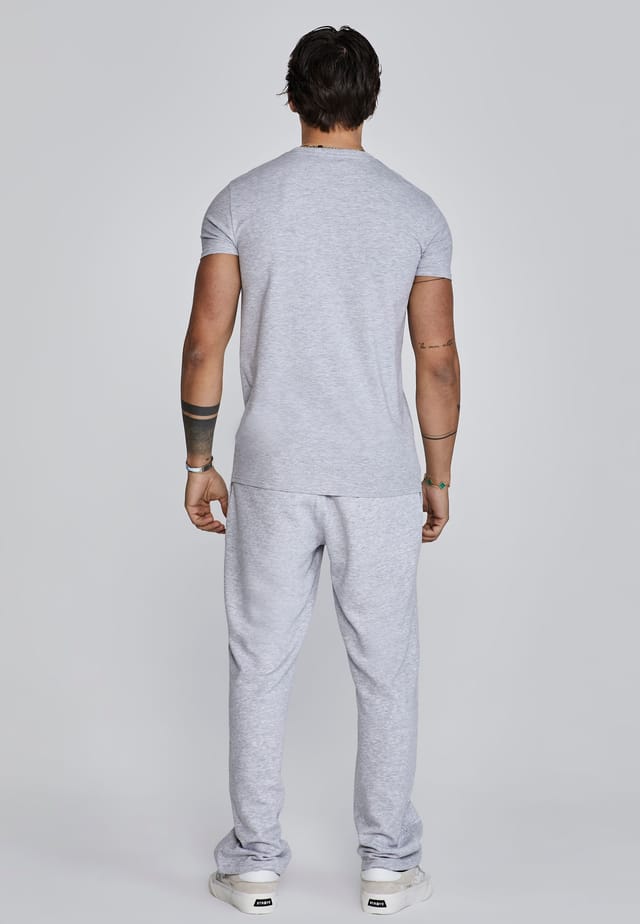 SikSilk SikSilk Men's Grey Marl Track Pants - 3
