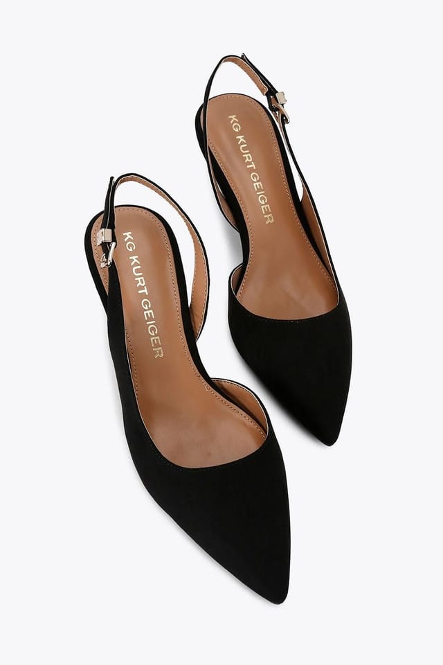 KG Kurt Geiger KG Kurt Geiger Women's 'Aria Low2' Suedette Heels in Black - 2