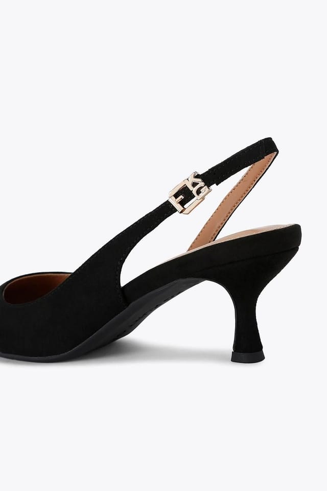 KG Kurt Geiger KG Kurt Geiger Women's 'Aria Low2' Suedette Heels in Black - 3
