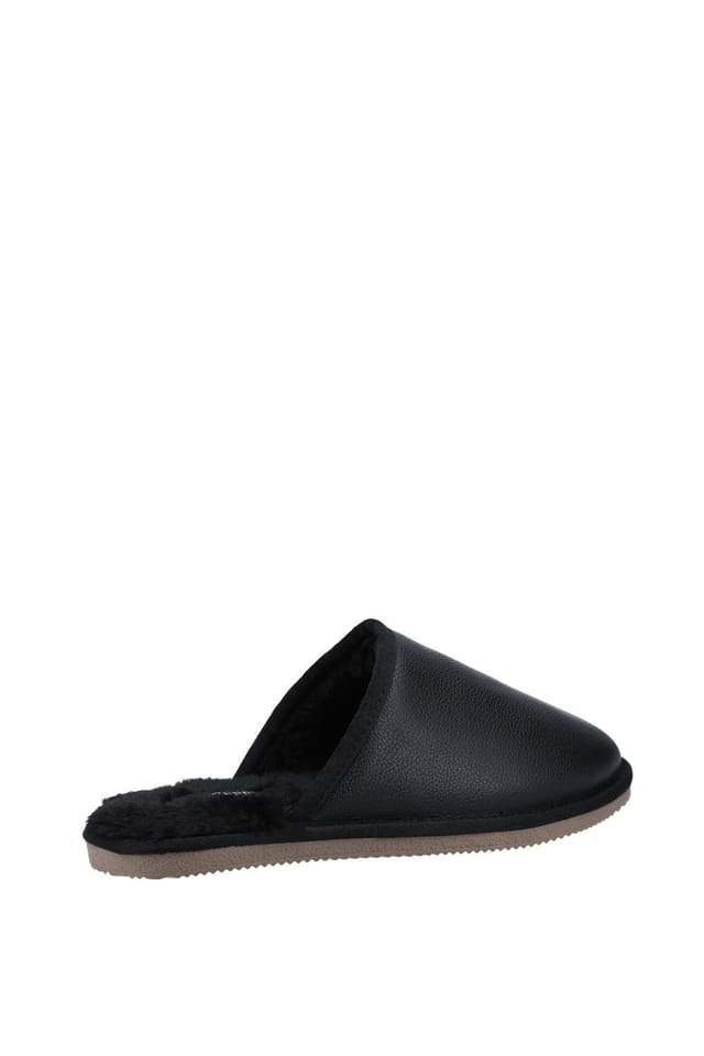 Hush Puppies Hush Puppies Men's 'Coady' Leather Slipper in Black - 2