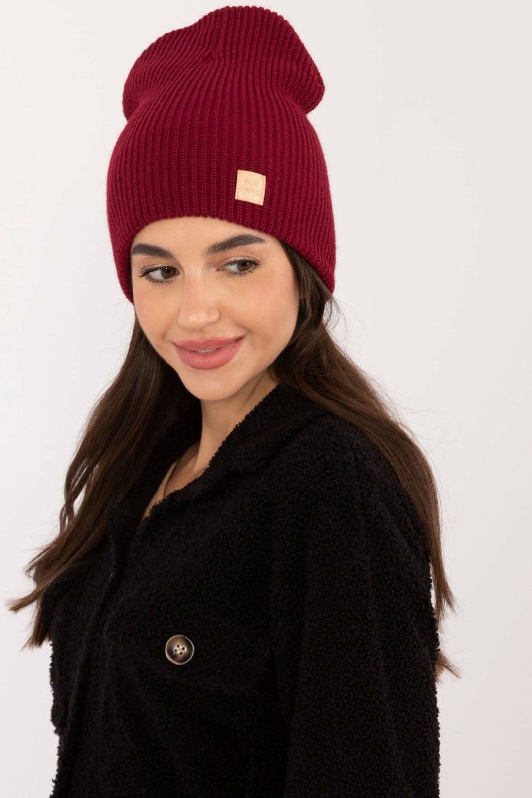 Love Lace Love Lace Women's Classic Soft Acrylic Beanie Hat for Everyday Comfort & Style in Red - 4