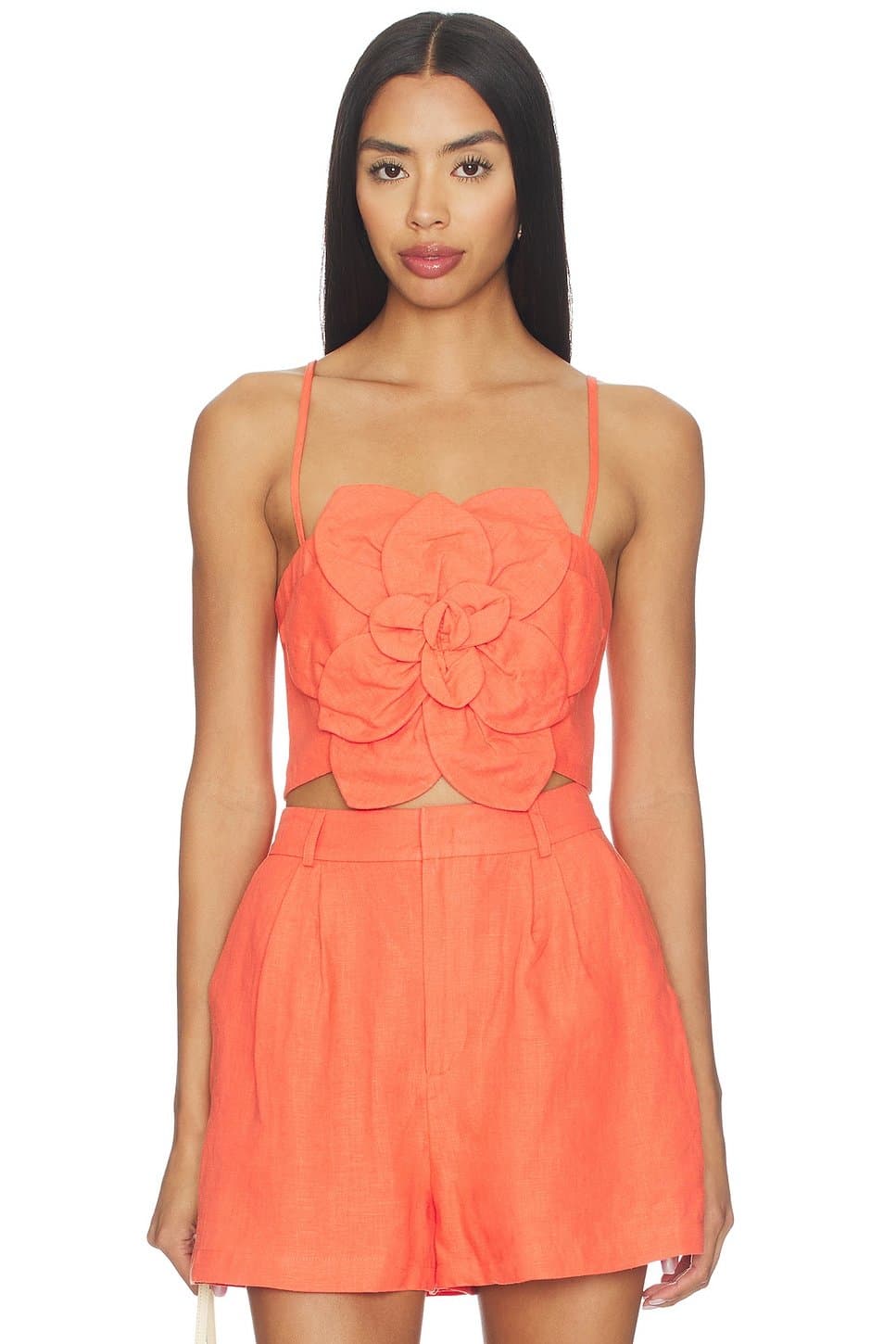 revolve Revolve Sahara Top in Tangerine