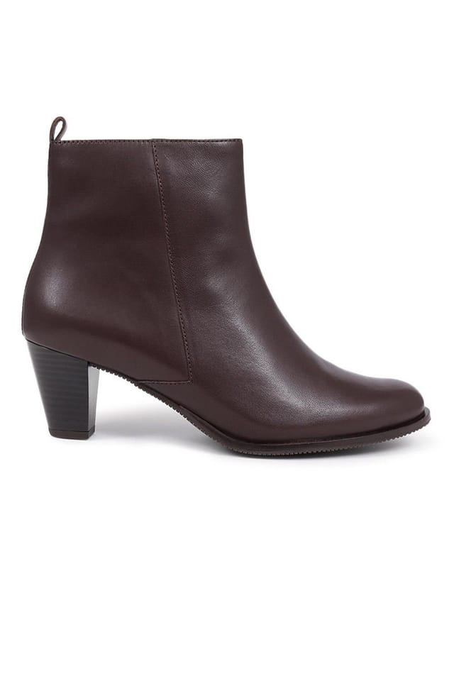Jones Bootmaker Jones Bootmaker Women's Leianna Heeled Ankle Boots in Brown - 2