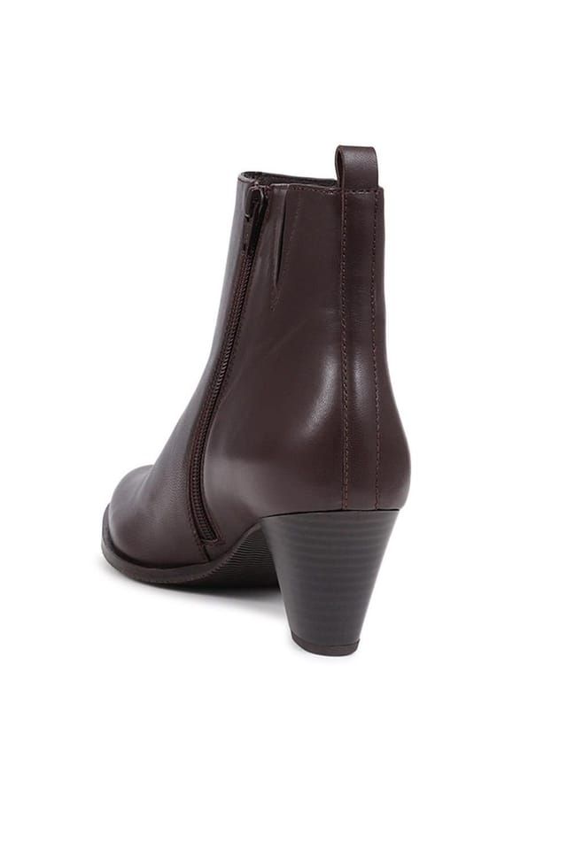 Jones Bootmaker Jones Bootmaker Women's Leianna Heeled Ankle Boots in Brown - 3