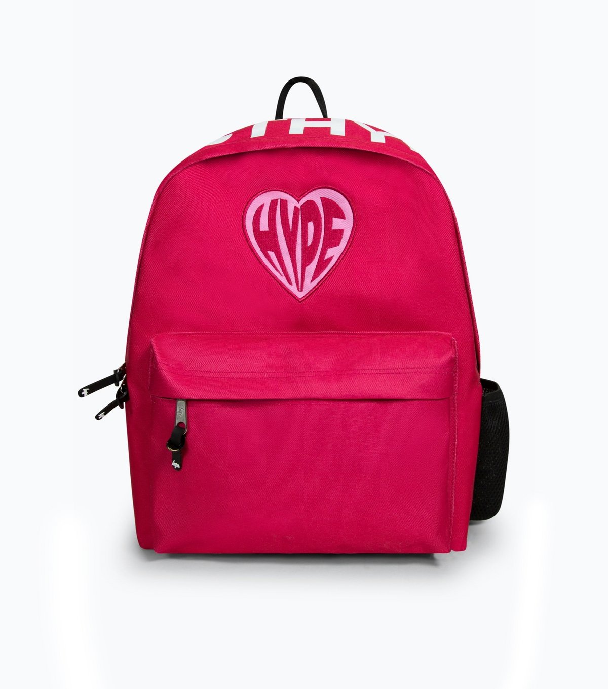 Hype Pink Applique Heart Backpack HYPE New Look - 1