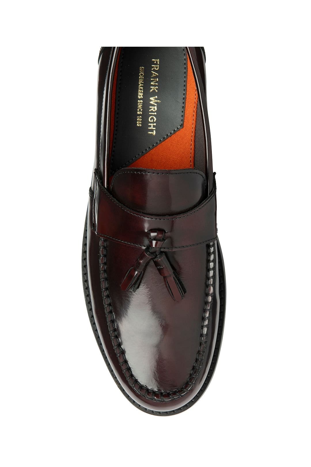Frank Wright Frank Wright Men's Leather 'Bounty' Loafers in Dark Red - 4
