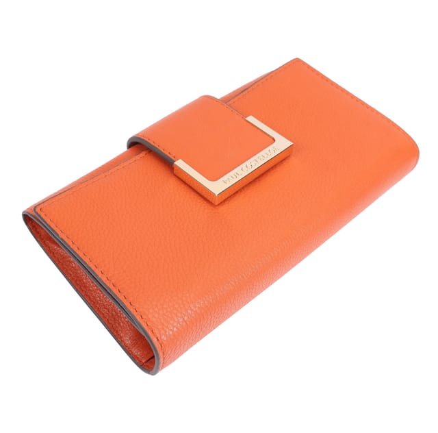 Paul Costelloe Paul Costelloe Women's Alto Leather Purse in Orange - 3