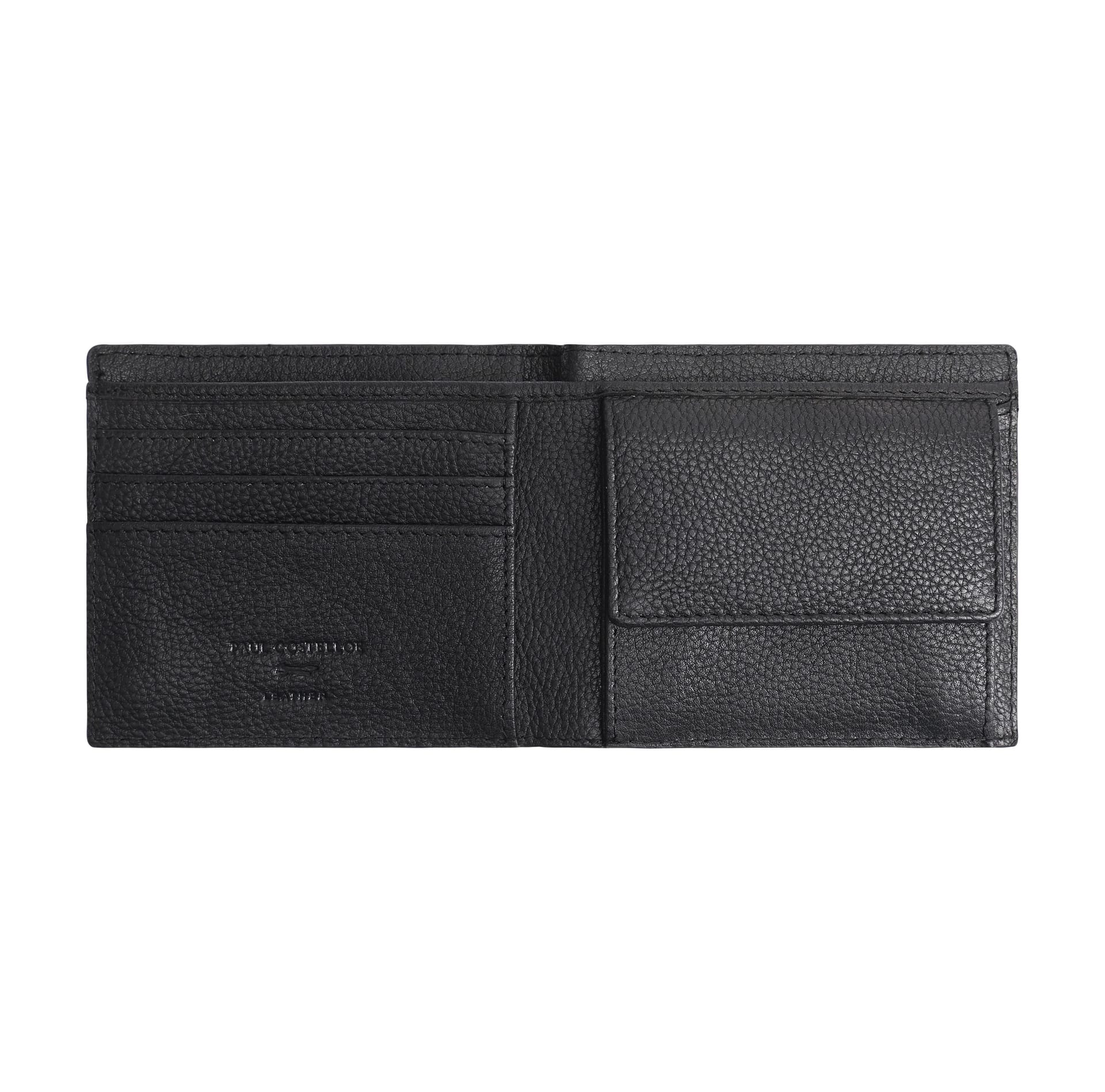 Paul Costelloe Paul Costelloe Men's Luis Leather Wallet in Black - 4