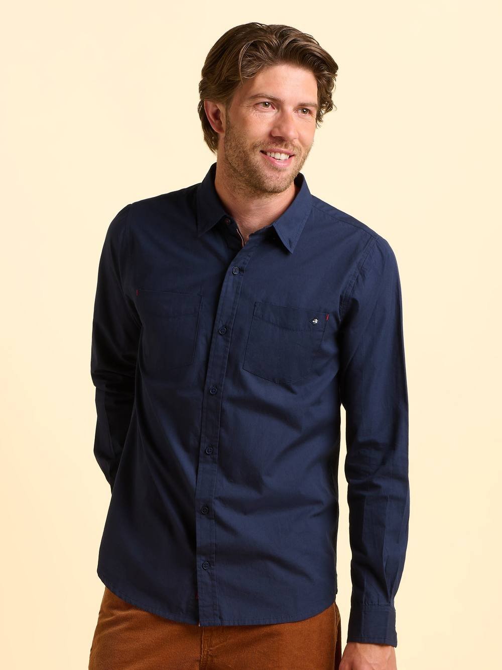 Brakeburn Brakeburn Men's Yetminster Shirt in Navy - 1