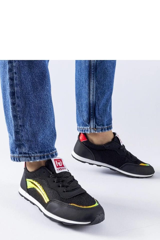 Love Lace Love Lace Women's Caviour Summer Lace Up Sport Sneakers with Cushioned Sole in Black - 3