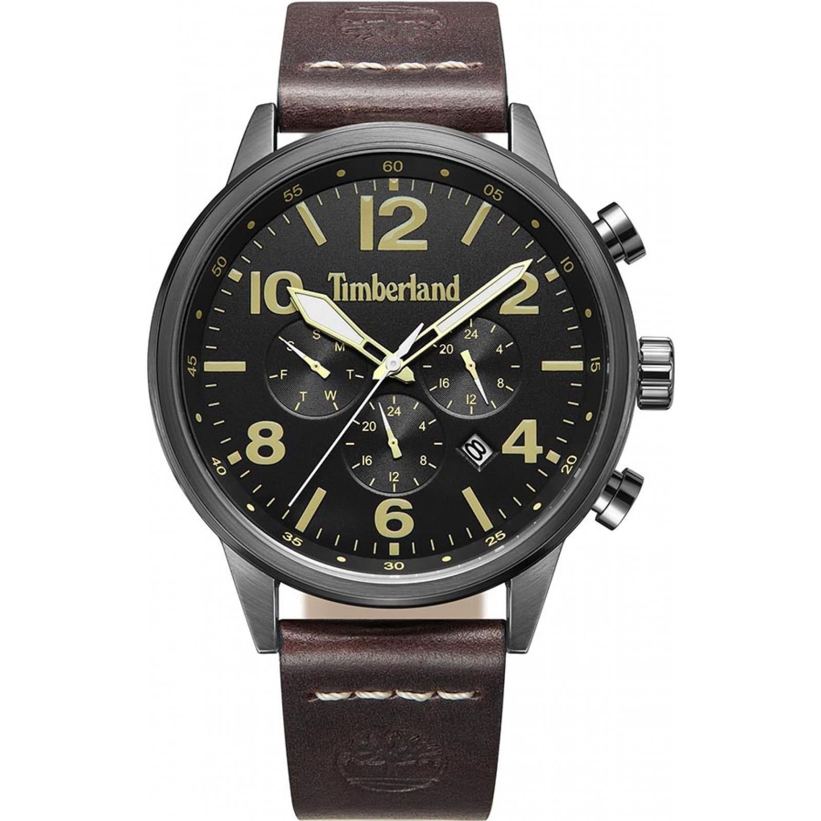 Timberland Timberland Men's TDWGF2182404 Myrtle 46mm Quartz Watch in Brown