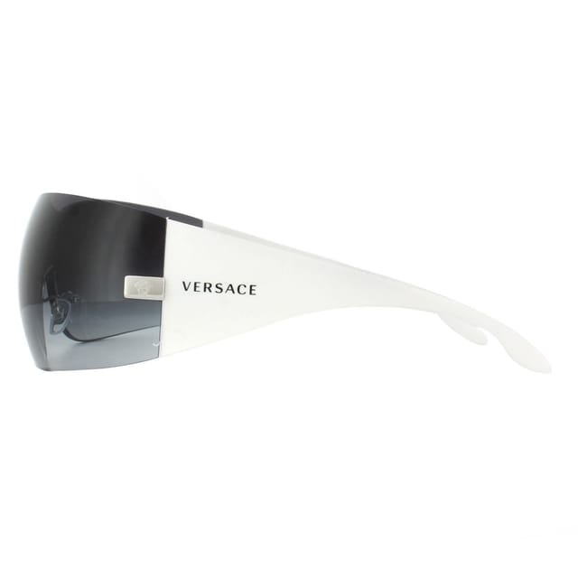 Versace Versace Women's Shield Silver Grey Gradient Sunglasses - 3