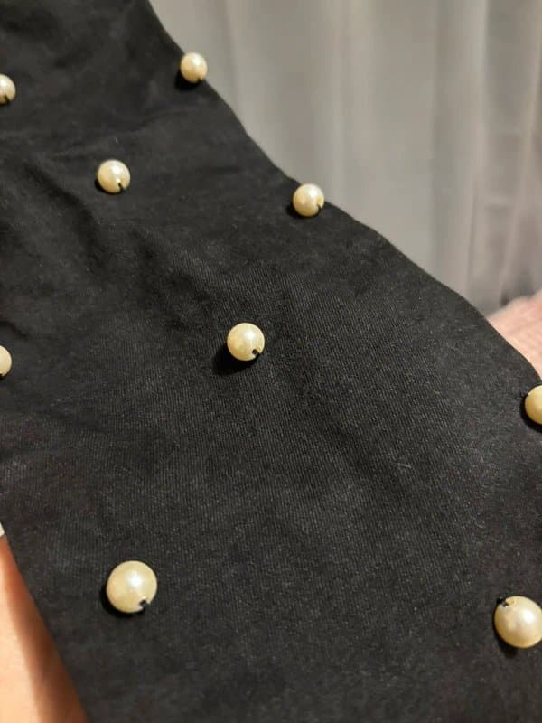 ASOS ASOS luxe black pearl jeans size 6 uk