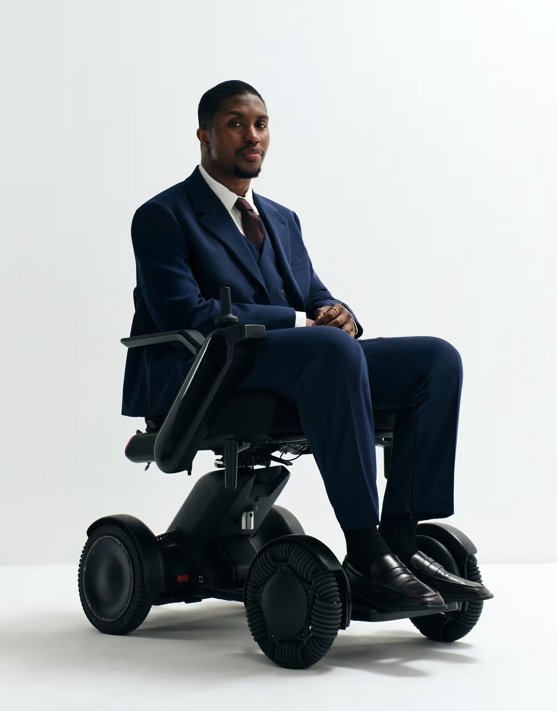 ASOS ASOS ADAPTIVE relaxed tapered suit trousers in navy
