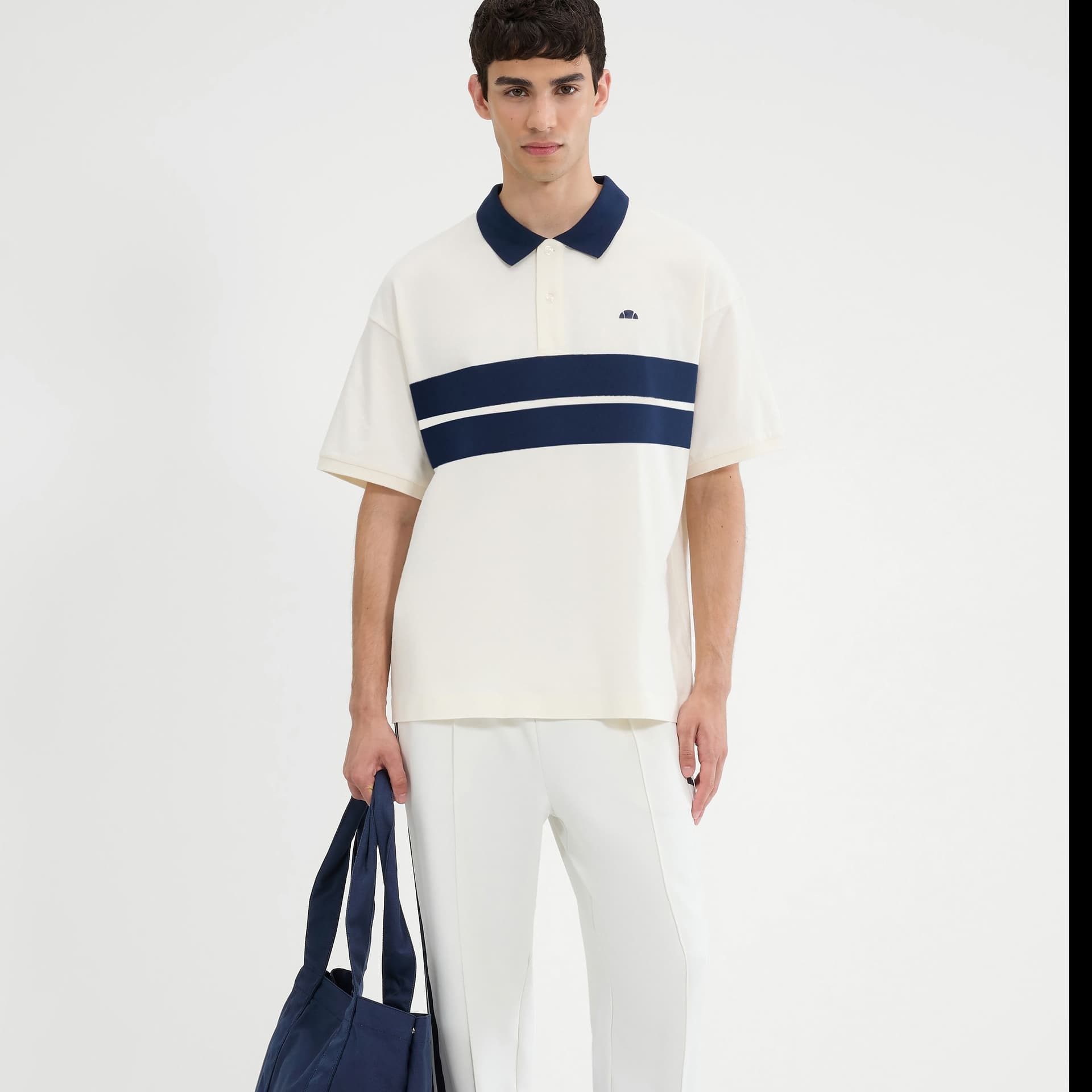Ellesse Ellesse Men's Sbarri Polo in Off-White