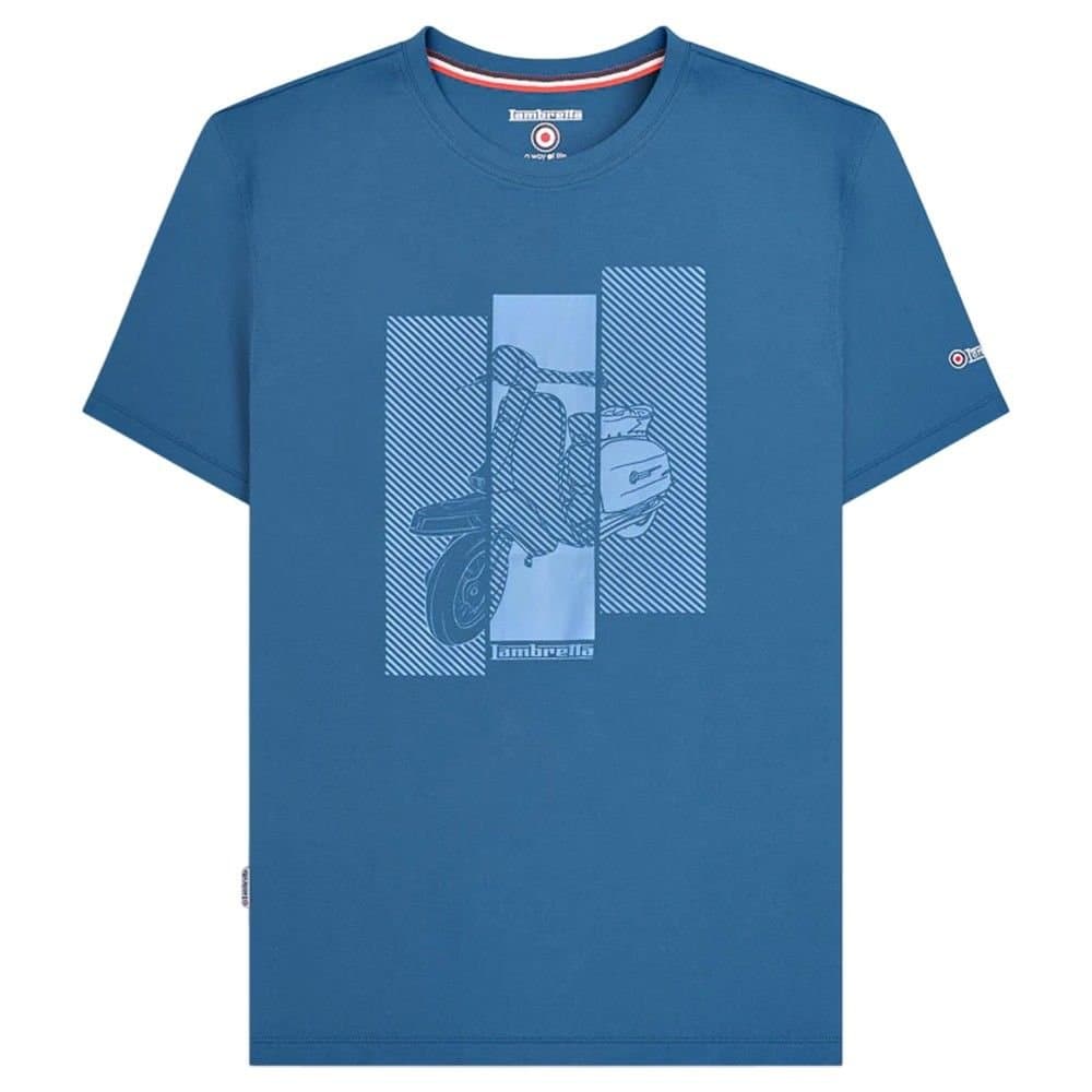 Lambretta Lambretta Men's Scooter T-Shirt in Dark Blue