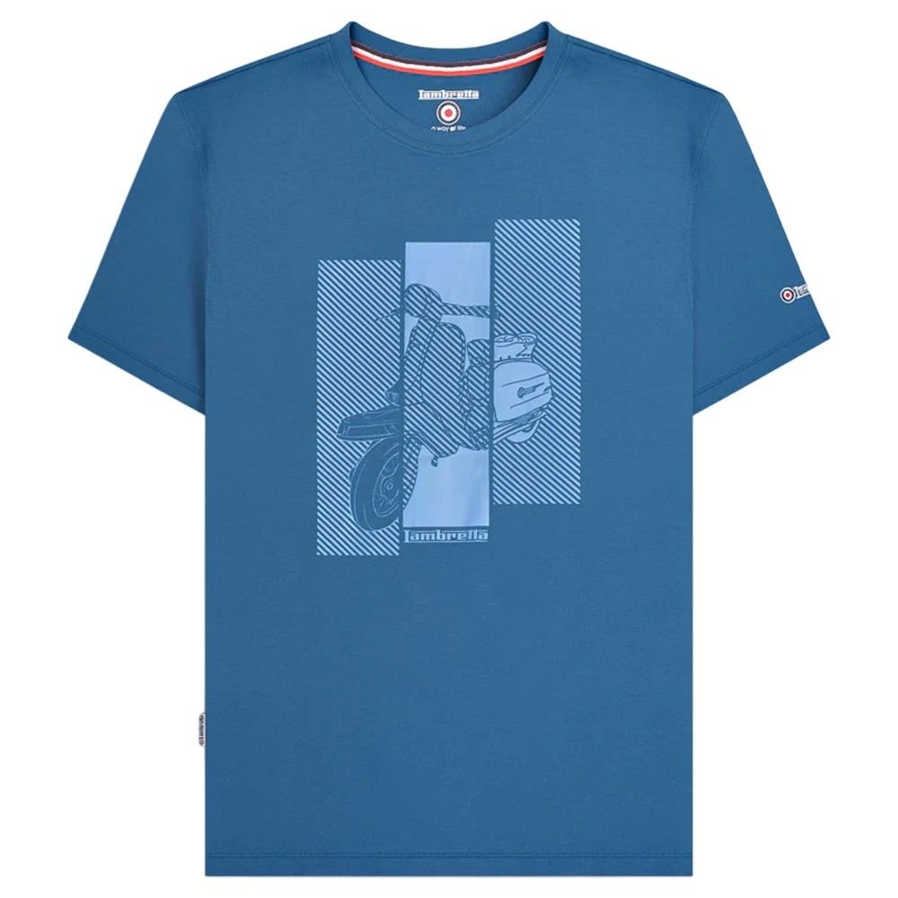 Lambretta Lambretta Men's Scooter T-Shirt in Dark Blue - 2