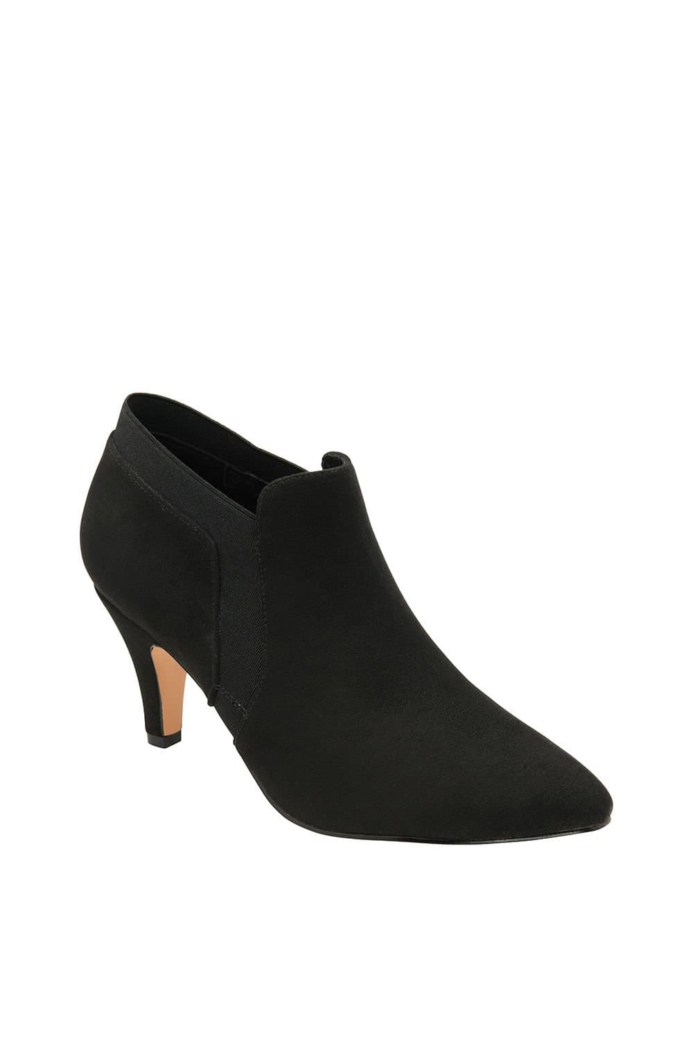 Lotus Lotus Women's Black 'Kristina' Microfibre Shoe-Boots