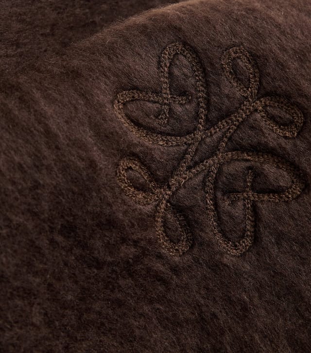 New Look Brown Fridge Embroidered Scarf New Look - 3