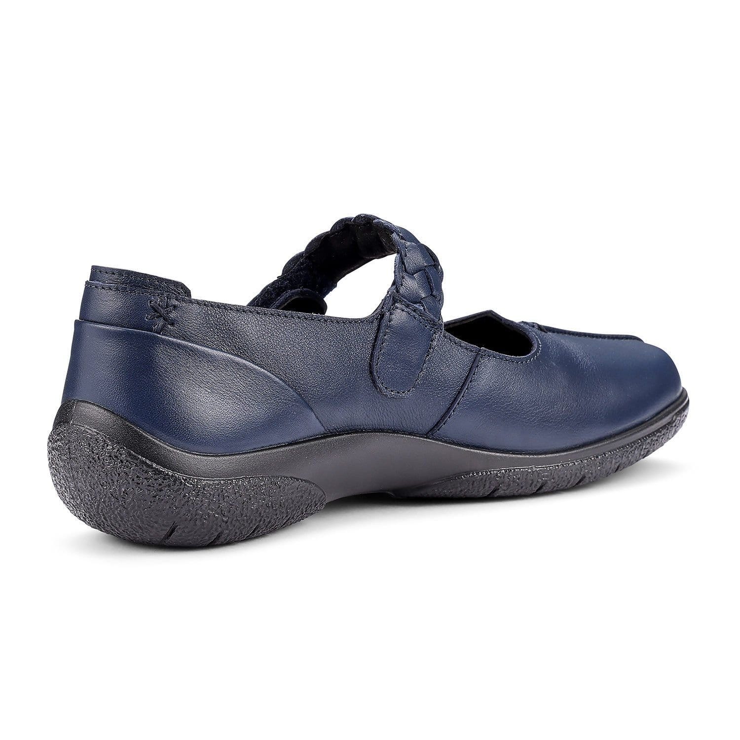Hotter Hotter Women's Wide Fit 'Shake II' Mary Janes in Mid Navy - 4