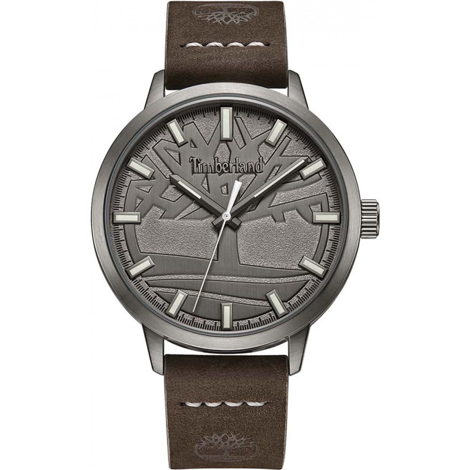 Timberland Timberland Men's TDWGA2181903 Goffstown 44mm Quartz Watch in Brown