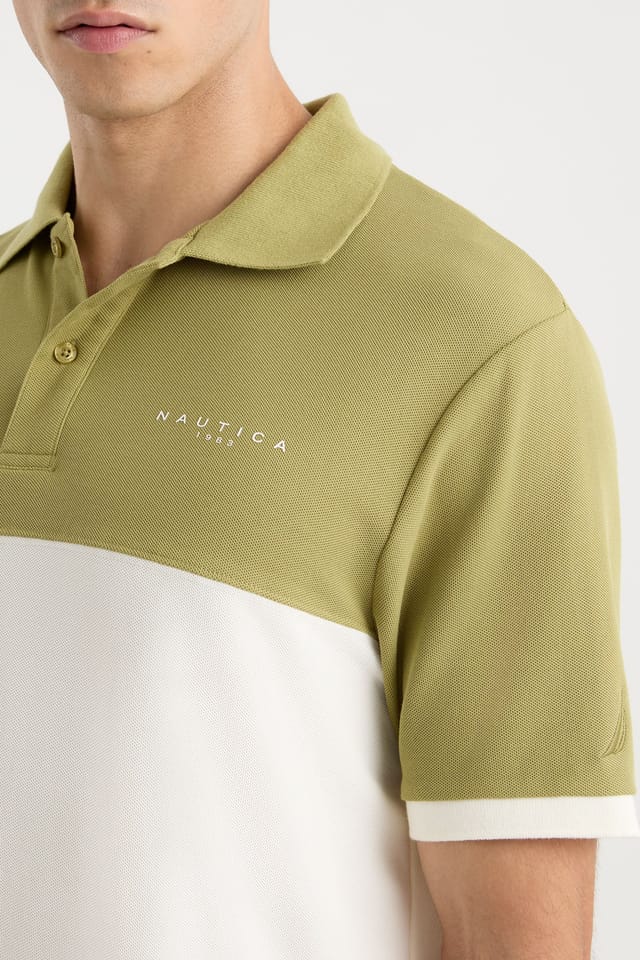 Nautica Nautica Men's Stellan Polo Shirt in Olive - 3