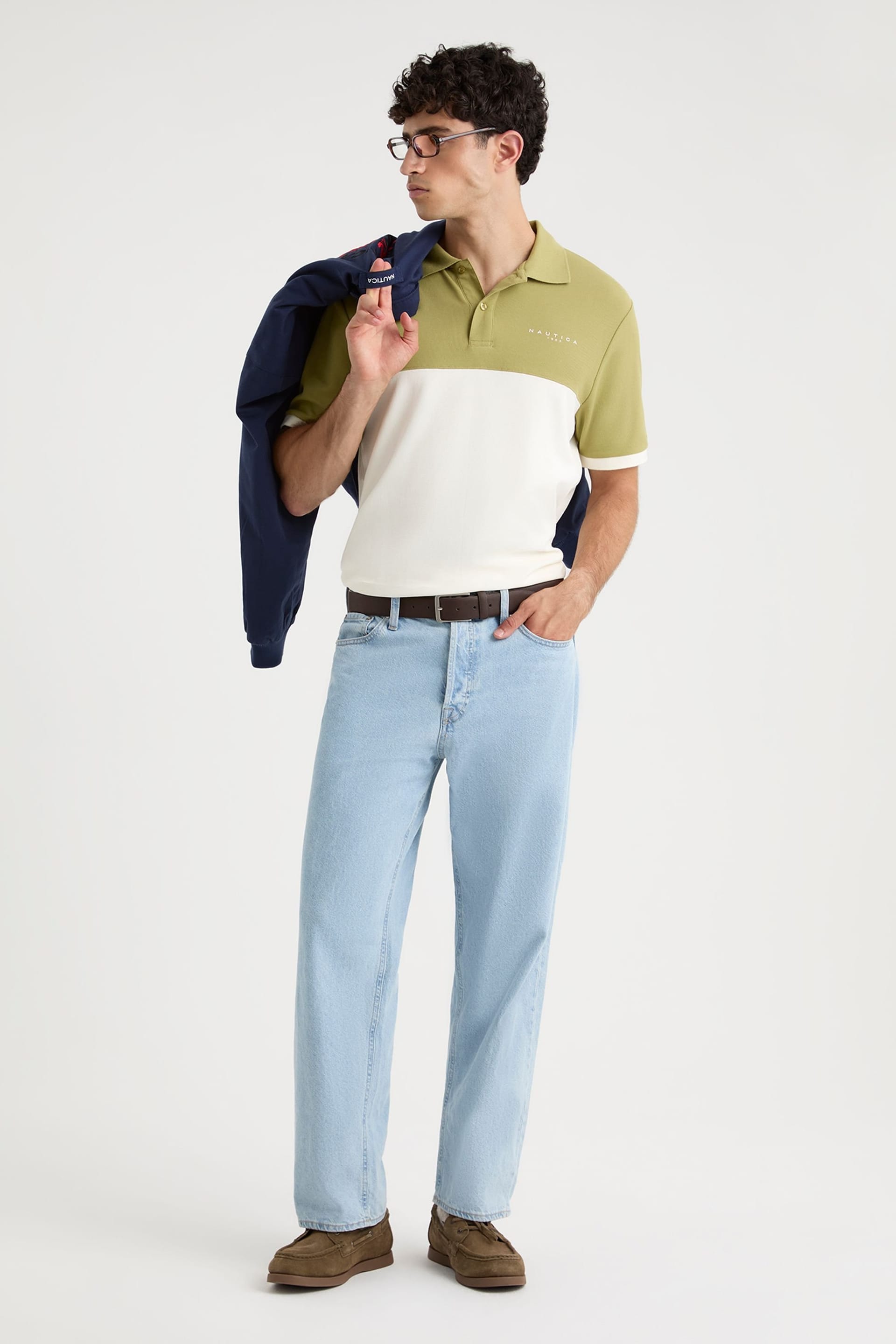 Nautica Nautica Men's Stellan Polo Shirt in Olive - 4