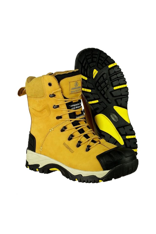 Amblers Amblers Men's 'FS998' Waterproof Safety Footwear in Camel - 3