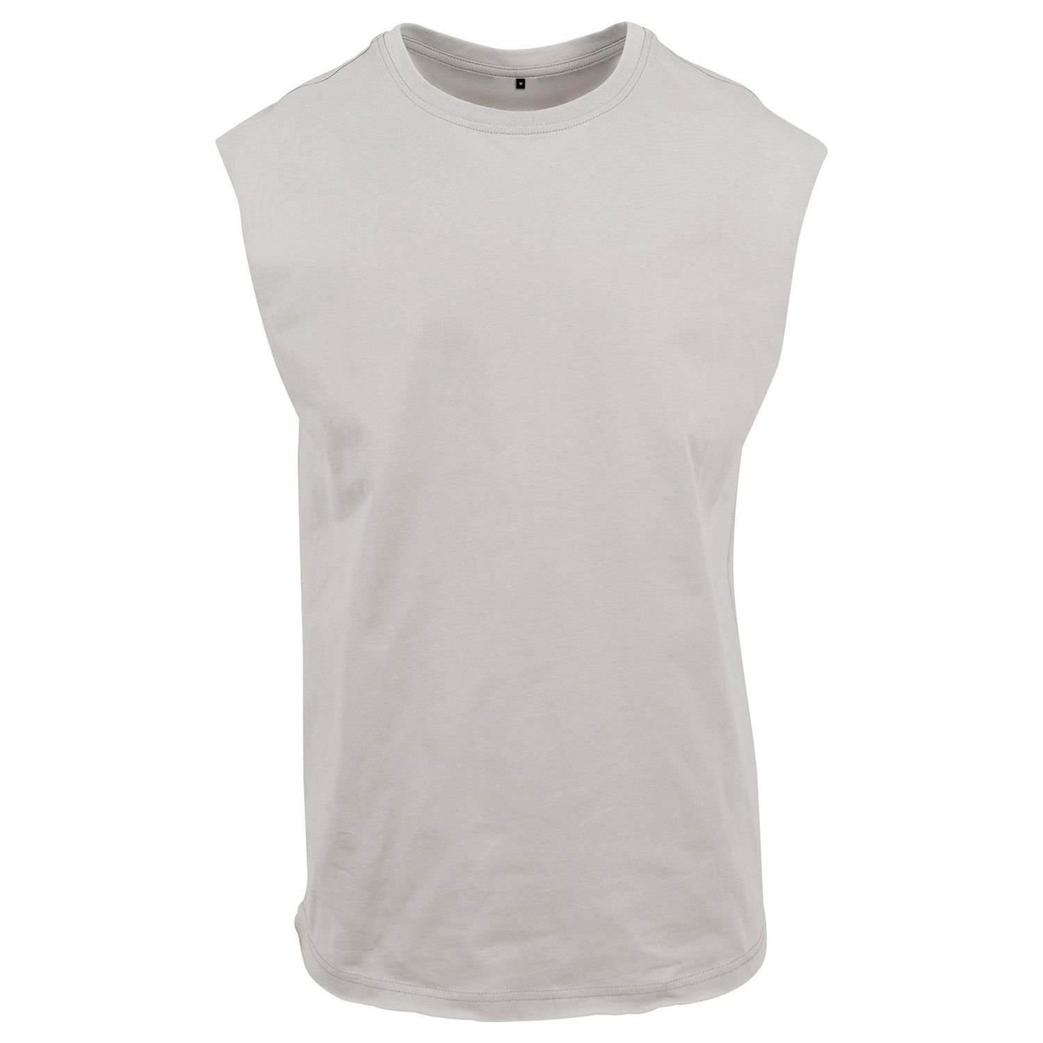 New Morning Studios New Morning Studios Men's Plain Sleeveless T-Shirt in Grey - 2