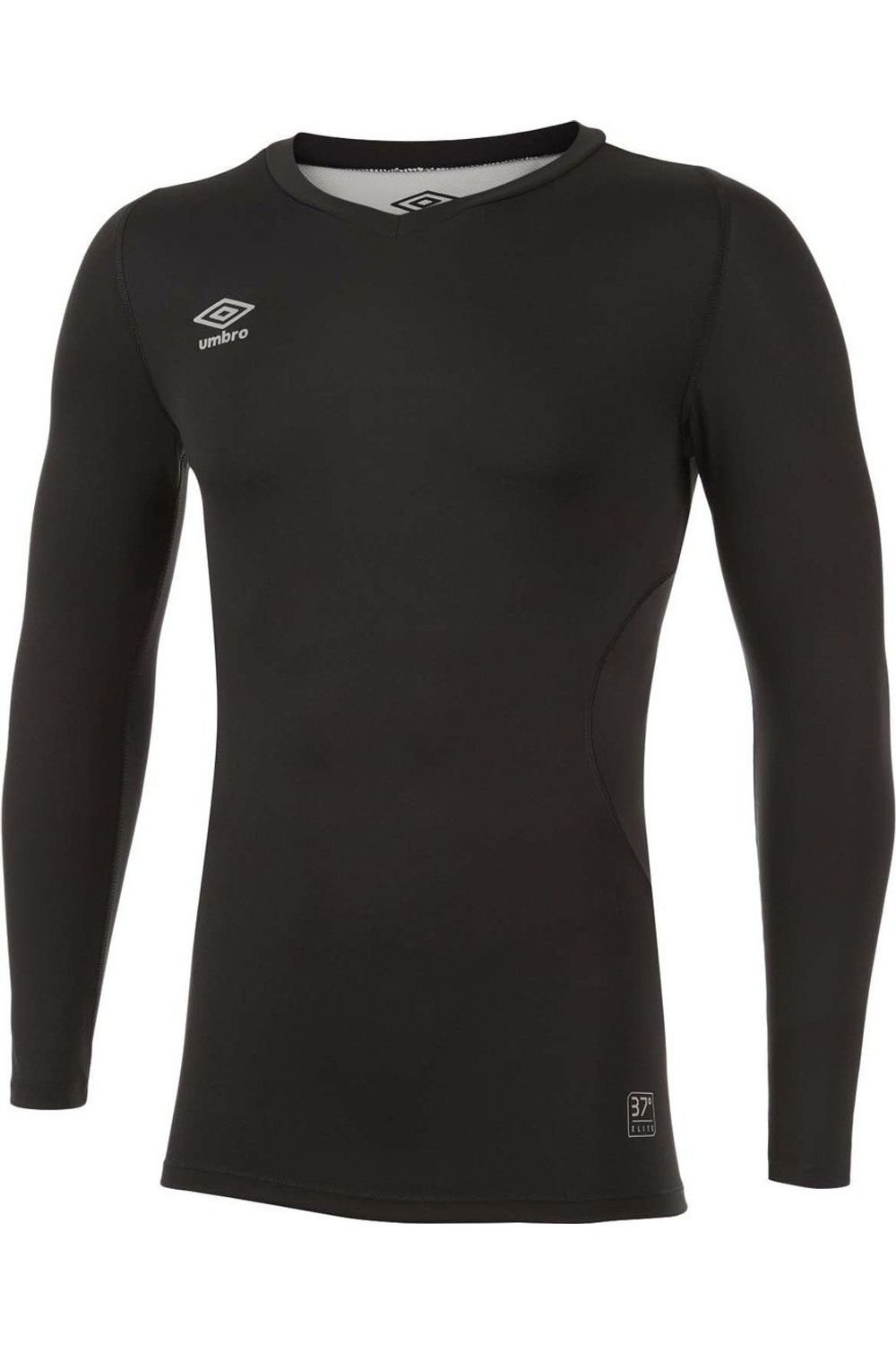 Umbro Umbro Men's Elite V Neck Base Layer Top in Black - 2