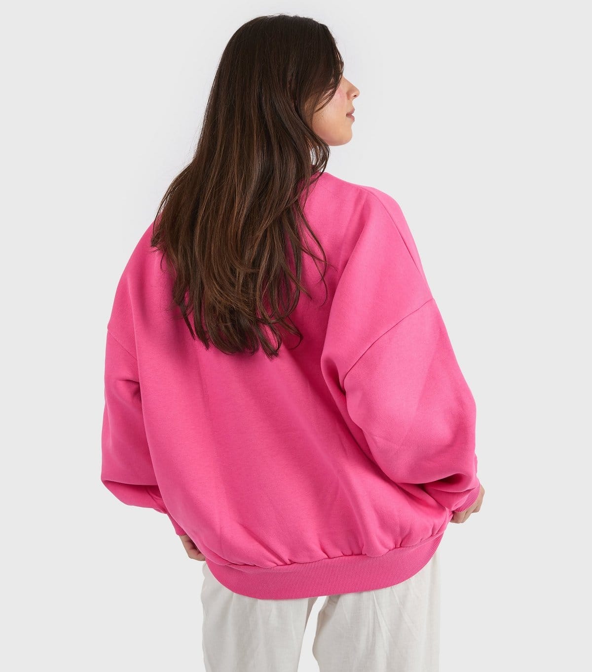 Skinnydip Women's Bright Pink Beaded Cake Sweatshirt Skinnydip New Look - 4