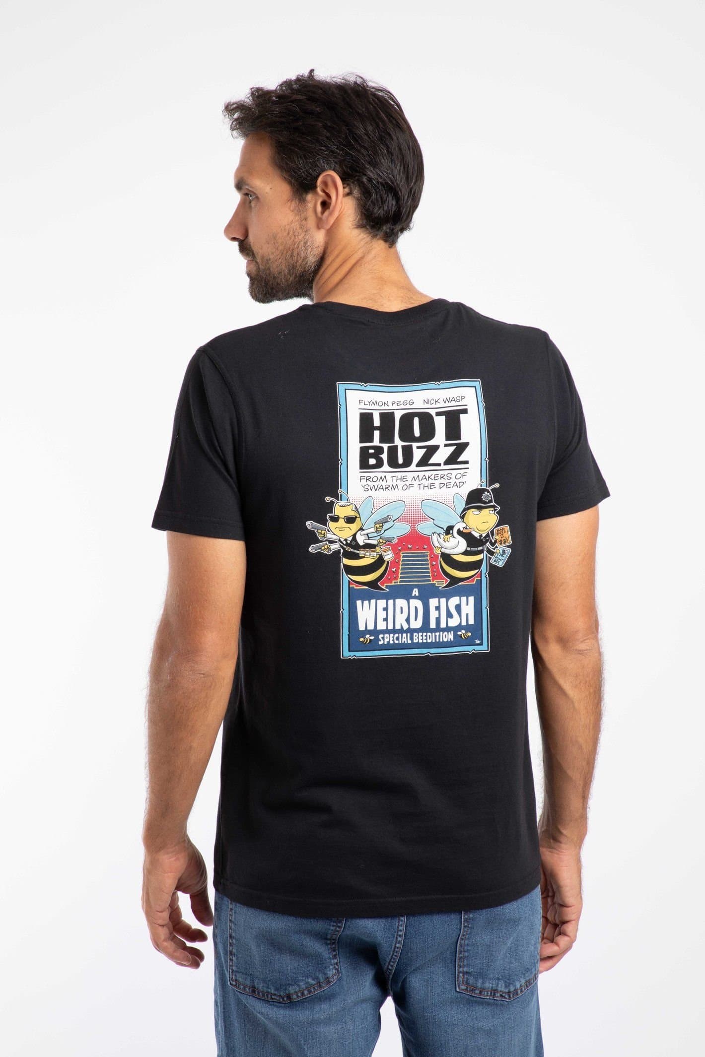 Weird Fish Weird Fish Men's Hot Buzz Artist T-Shirt in Black