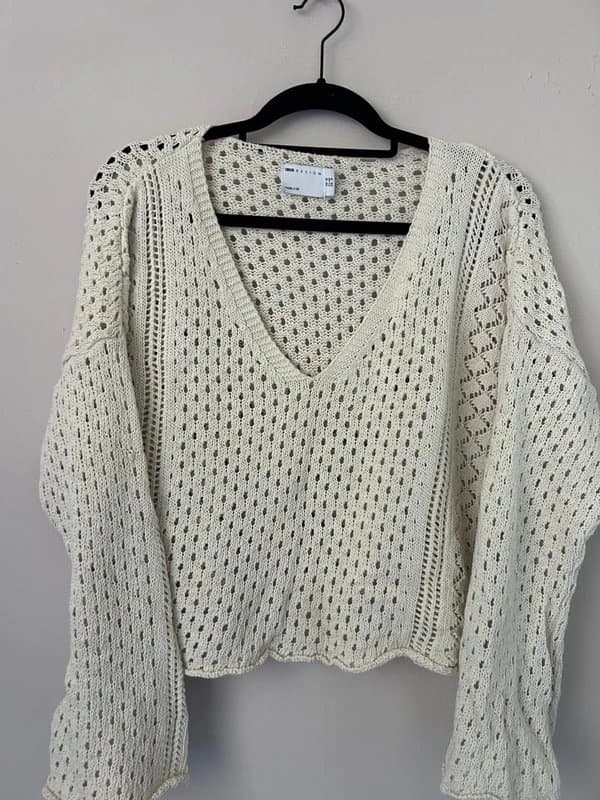 ASOS ASOS Cream Crochet Top