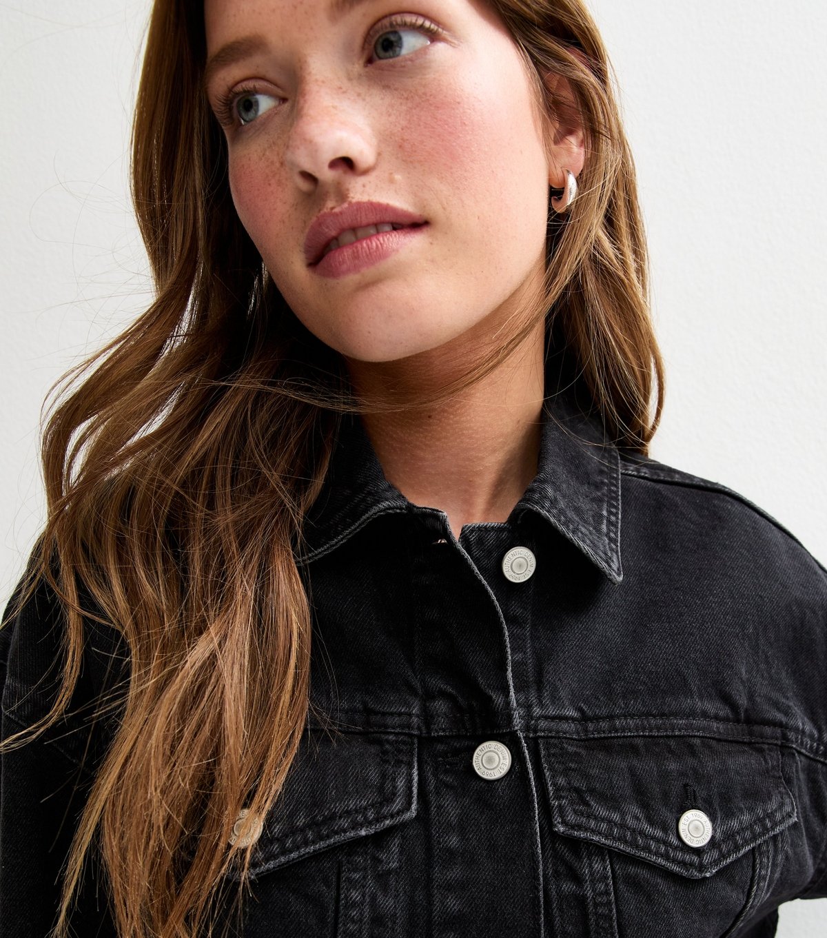 New Look Women's Black Oversized Denim Jacket New Look - 3