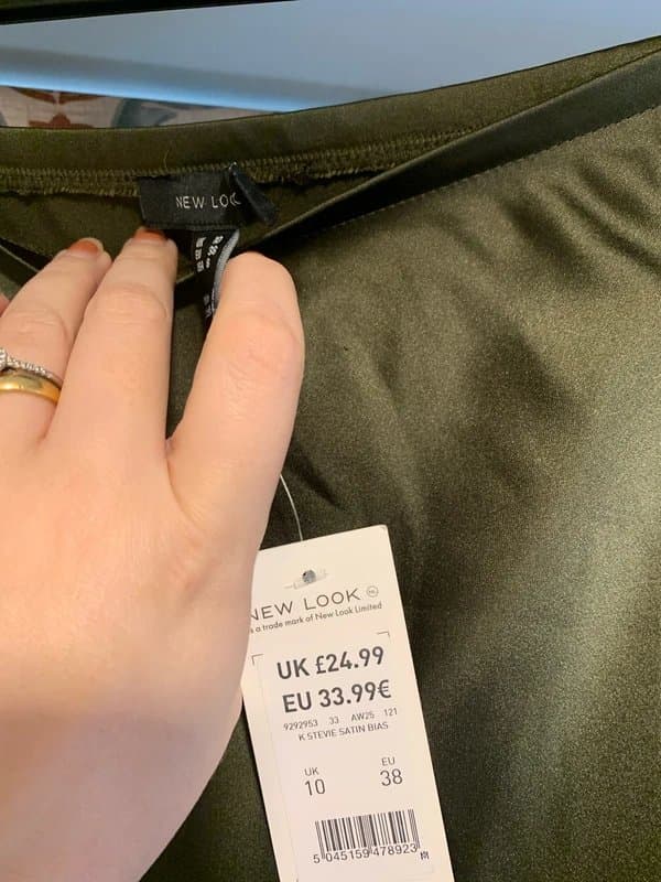 New Look New Look ivy green maxi skirt