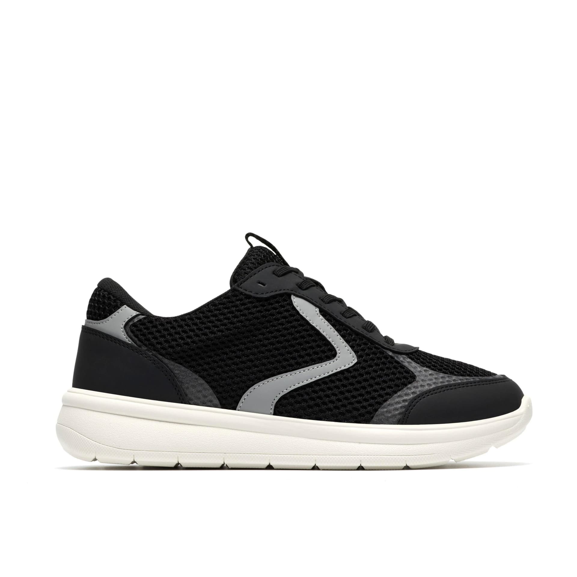 Clarks Clarks Women's Ezrinn Tie Black Combination Trainers