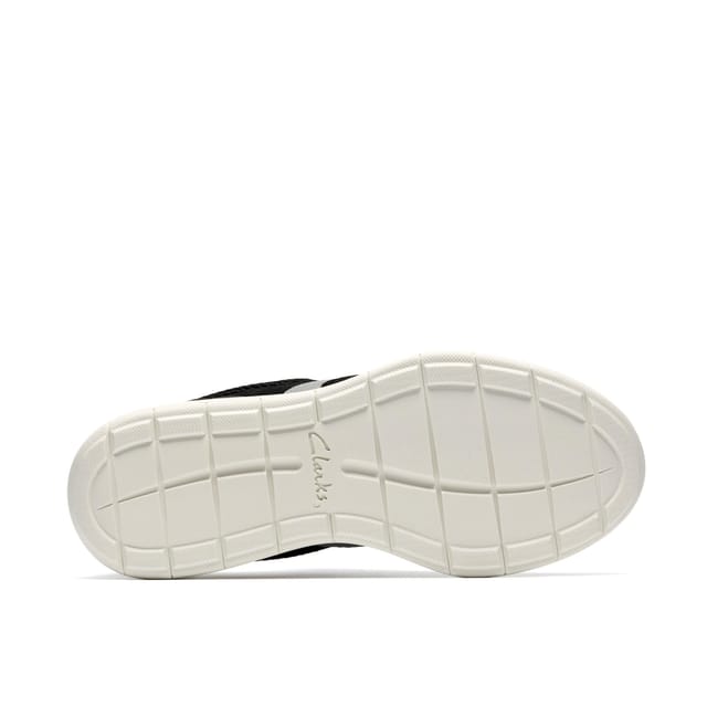 Clarks Clarks Women's Ezrinn Tie Black Combination Trainers - 3