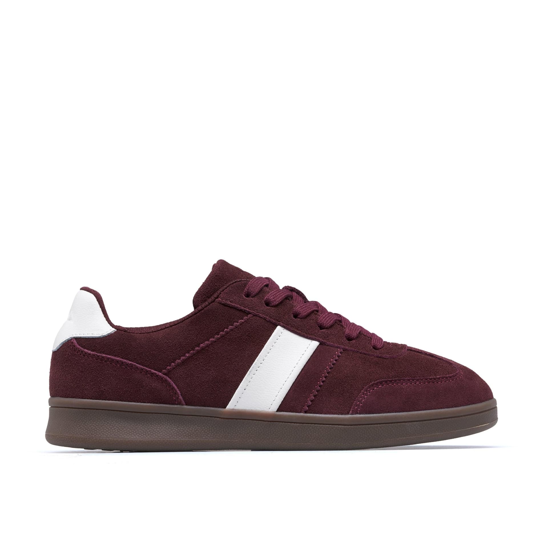 Clarks Clarks Women's Seco Speed Burgundy Suede Trainers in Red