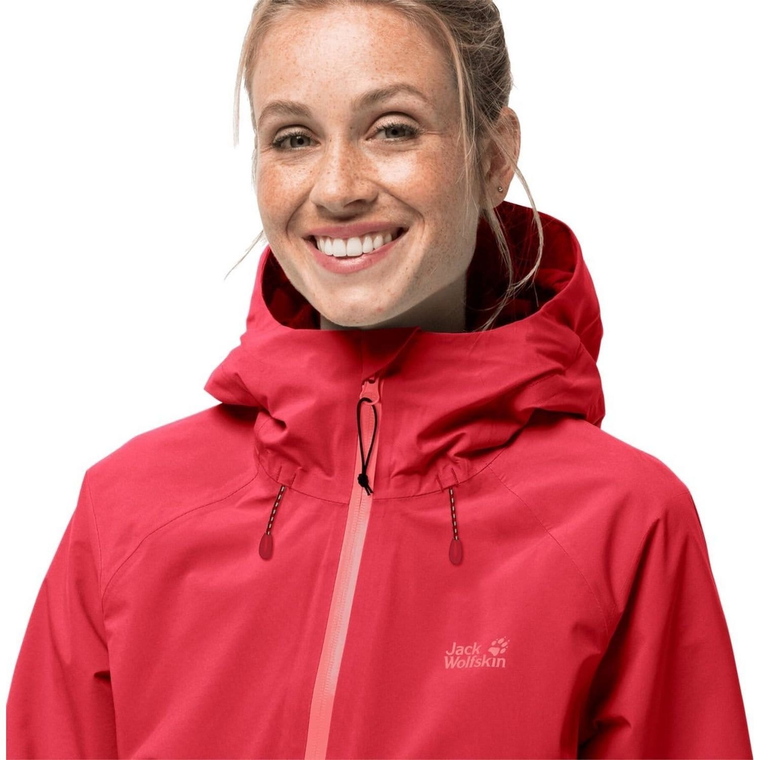 Jack Wolfskin Jack Wolfskin Women's Highest Peak 3L Jacket in Red - 4