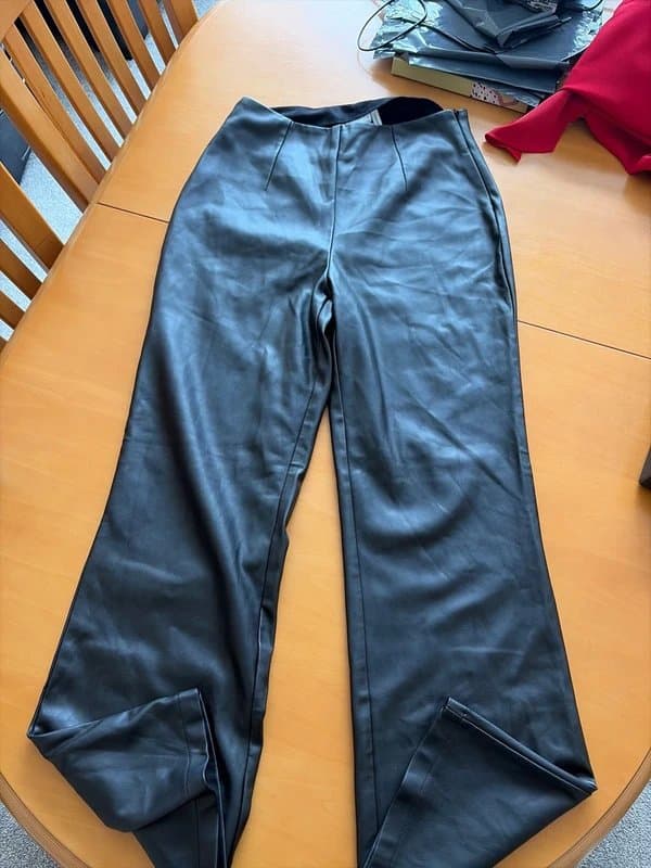 ASOS ASOS Leather flared pants