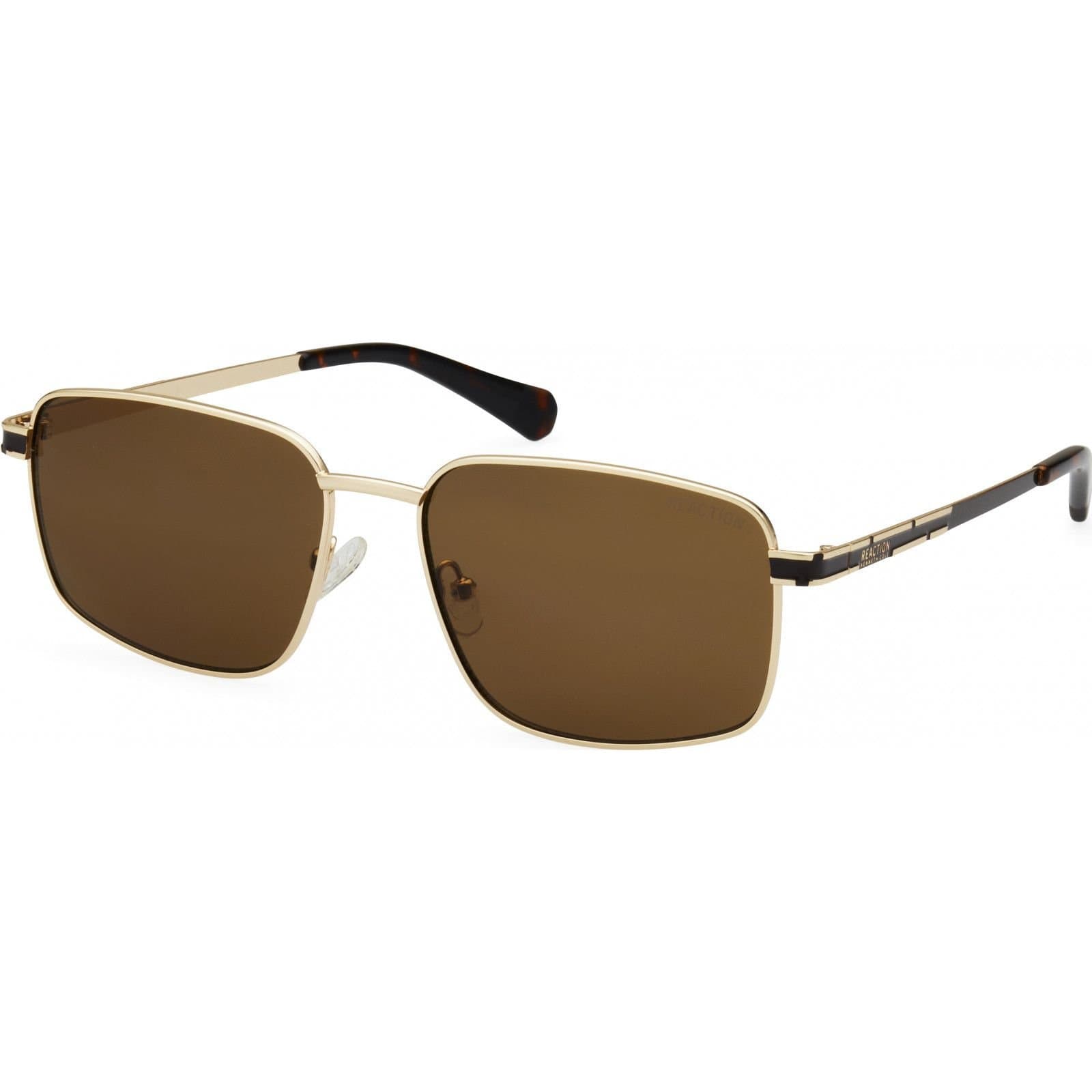 Kenneth Cole Kenneth Cole Men's RN00001-5832E Square/Rectangle Sunglasses in Gold