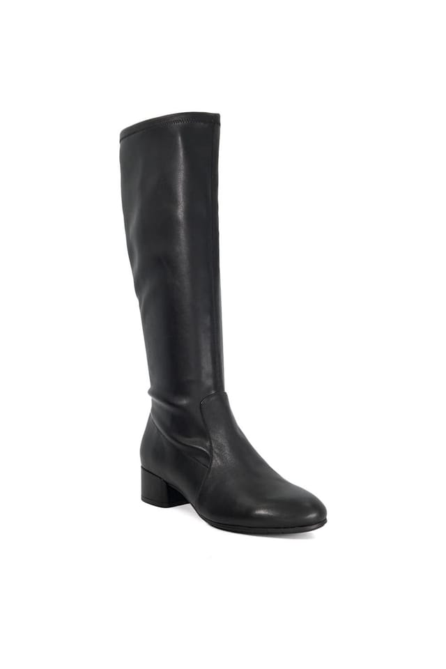 Dune London Dune London Women's 'Topsy' Leather Knee High Boots in Black - 2
